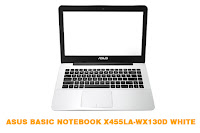 ASUS BASIC NOTEBOOK X455LA-WX130D WHITE
