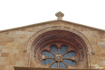 Roseton de la Iglesia de Santo Domingo, románico en Soria capital.