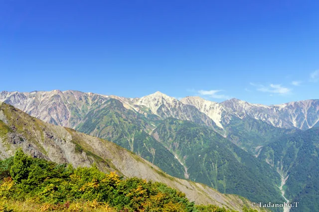 白馬八方尾根からの景色