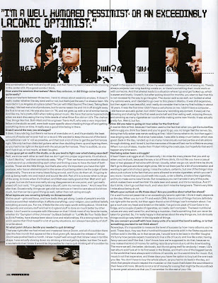 Outburn Magazine scan Ville Valo interview