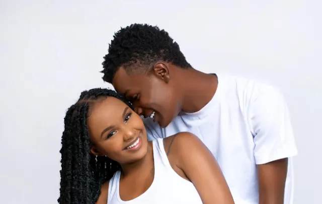 Tyler Mbaya, aka Baha, an ex-Machachari star, and his baby mother, Georgina Njenga