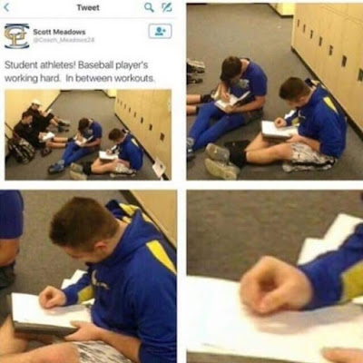 Funny student pic