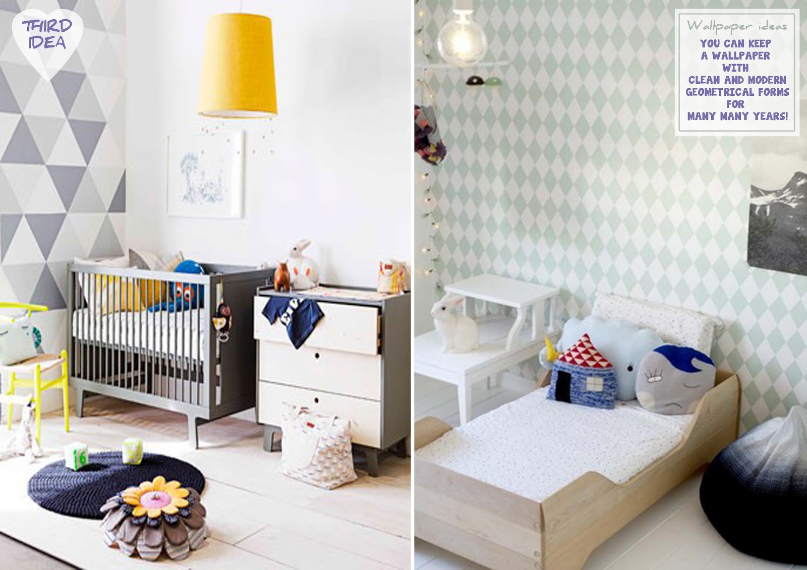 ... : Styling Recipe: Choosing the right wallpaper for a nursery