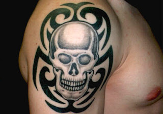 Tribal Skull Tattoo Designs