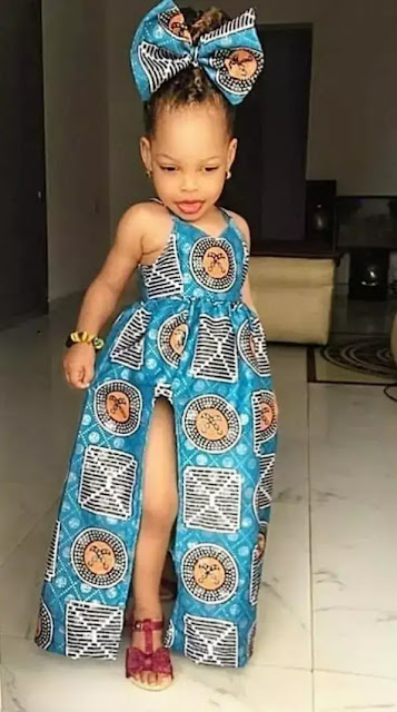 Ankara Gown Styles For Baby Girl.