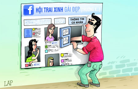 Trai xinh gái đẹp và... cạm bẫy trên mạng