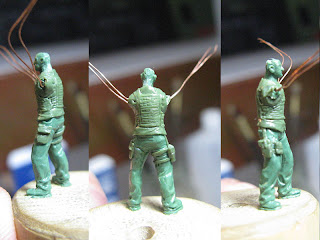 1/72 German modern infantry in progress.