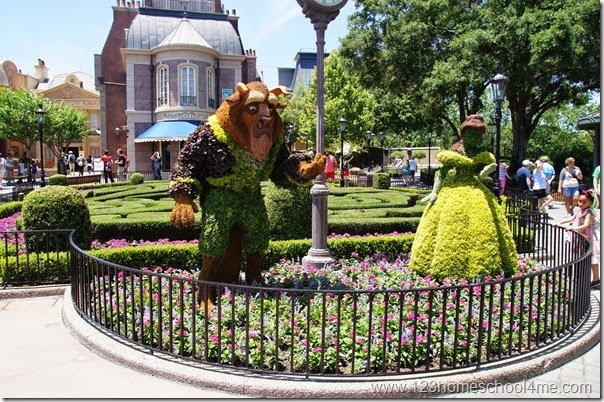 France area in Epcot Disney World