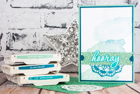 Celebration card featuring Reverse Words from Stampin' Up! UK - Get these free stamps here