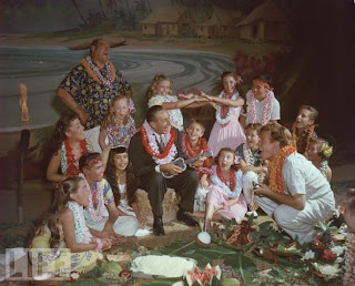 Walt Disney with ukulele