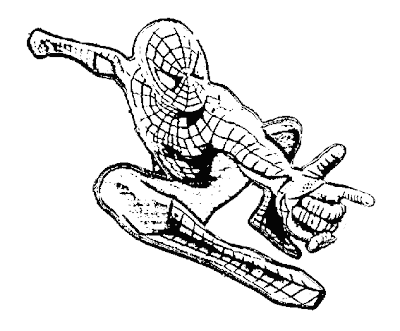 spiderman coloring pages action