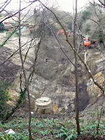 Devonshire Tunnel portal excavation