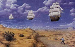 Boats in the sky illusion - Flying Boat Illusion