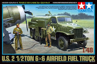 Tamiya 1/48 U.S. 2 1/2 TON 6x6 AIRFIELD FUEL TRUCK (32579) English Color Guide & Paint Conversion Chart　