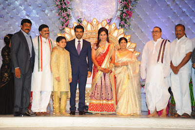 Ram Charan Wedding Reception Stills film pics