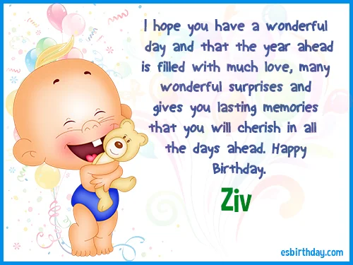 Ziv Happy Birthday