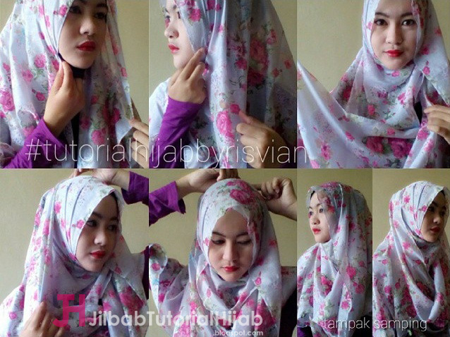 Tutorial Style Cara Memakai Hijab Pashmina Simple Sehari-hari Cantik Terbaru