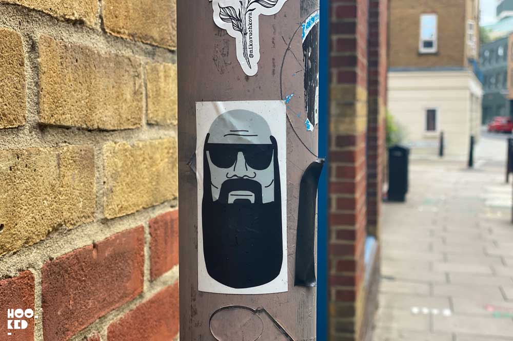 London Street Art - Shoreditch Sticker Art