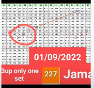 Thai Lottery 3UP VIP direct set 1/09/2022 -3UP only one set 1/09/2022-3UP game open 1/09/2022-Thai Lottery 100% sure number 1/09/2022