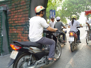 Motorcycle in Hanoi Vietnam