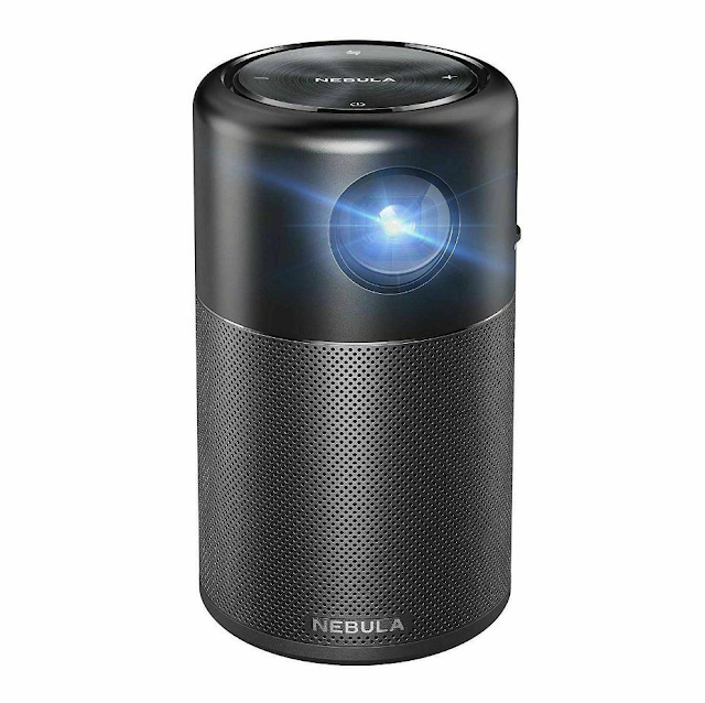 Nebula Capsule Smart Mini Projector Portable 100 ANSI lm Wi-Fi DLP 360° Speaker 