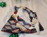 Patterned draw string bag