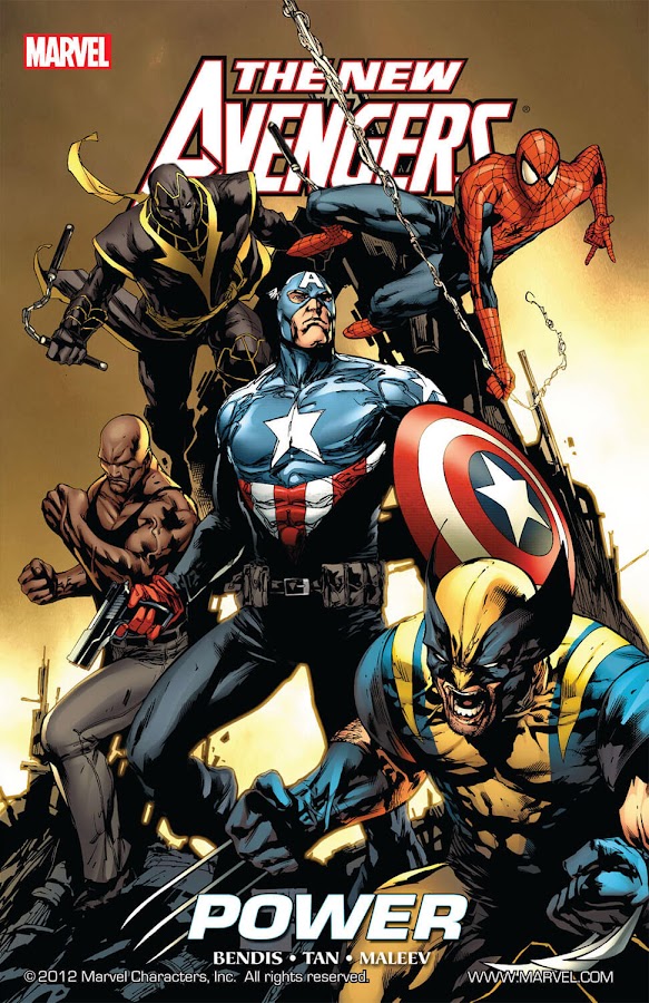 new avengers power dark reign marvel comics brian michael bendis billy tan 2009 captain america bucky barnes ronin clint barton spider man peter parker wolverine logan luke cage