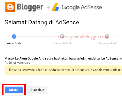 daftar google adsense