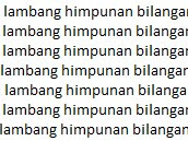 Pengertian Notasi Himpunan dan Anggota Himpunan