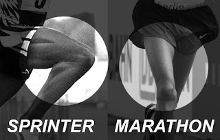 Image result for sprinter vs marathon physique