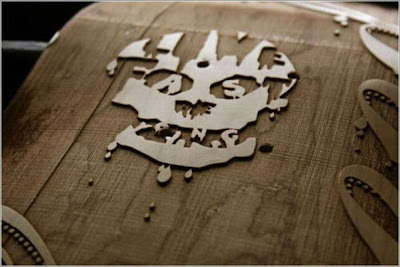 Laser wood engraving