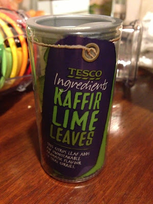 kaffir lime leaves