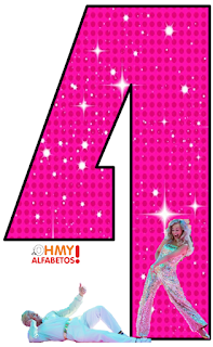 Película de Barbie: Abecedario con Barbie y Ken Bailando, con Números. Barbie Movie: Barbie and Ken Dancing Free Download Abc.