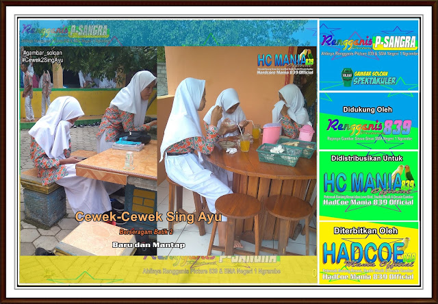 Gambar Soloan Spektakuler - Gambar Siswa-Siswi SMA Negeri 1 Ngrambe Cover Batik 2 - 8 RG