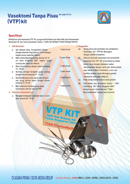 VTP kit, Laparoscopy Kit 2021, VASEKTOMI TANPA PISAU VTP ,VTP KIT,kit Vasektomi,Vasektomi VTP Kit BKKBN 2021,Vasektomi Kit BKKBN 2021 Tanpa Pisau,Vasektomi Tanpa Pisau (VTP) KIT,Vasektomi Tanpa Pisau (VTP) Kit BKKBN 2021