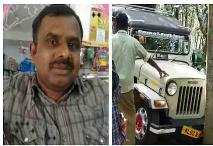 Punalur: Driver found dead inside the jeep, Kollam, News, Shajahan, Dead Body, Driver Found Dead, Police, Heart Attack, Hospital, Kerala News