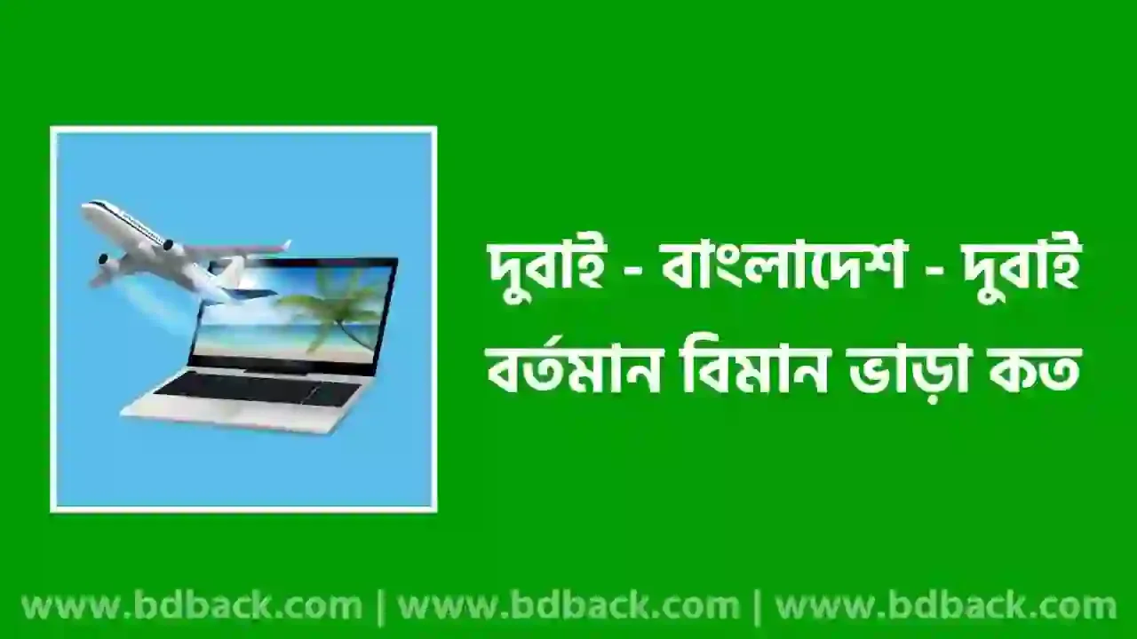 ২০২৪ সালে দুবাই থেকে বাংলাদেশ এবং বাংলাদেশ থেকে দুবাই বিমান ভাড়া কত