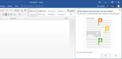 Office 2016 Co-Authoring Features