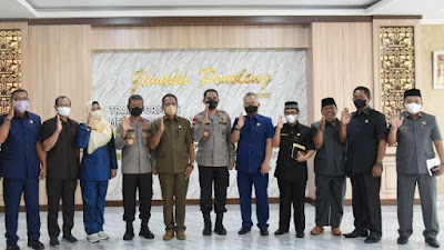 Kunjungi Polda Lampung, Mingrum Gumay Minta Harmonisasi Antar Lembaga Harus Dirawat