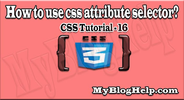 css attribute selector