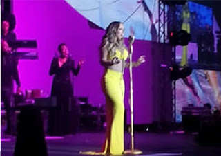 Mariah carey in Nigeria concert photos