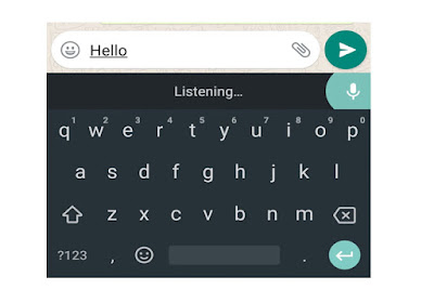 Whatsapp Dictation Features,Voice Message