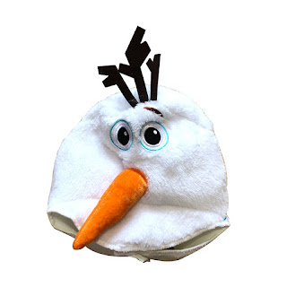 Olaf pupazzo di neve principessa anna elsa frozen costume maschera travestimento cosplay bambini misura taglia età 3 anni