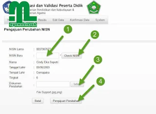  dibutuhkan kalau ditemukan kekeliruan identitas siswa maupun NISN dari seorang siswa  Cara Edit Data NISN Melalui Verval PD Kemenag