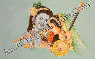 Mirabai With Krishna