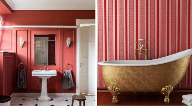 red bathroom design ideas