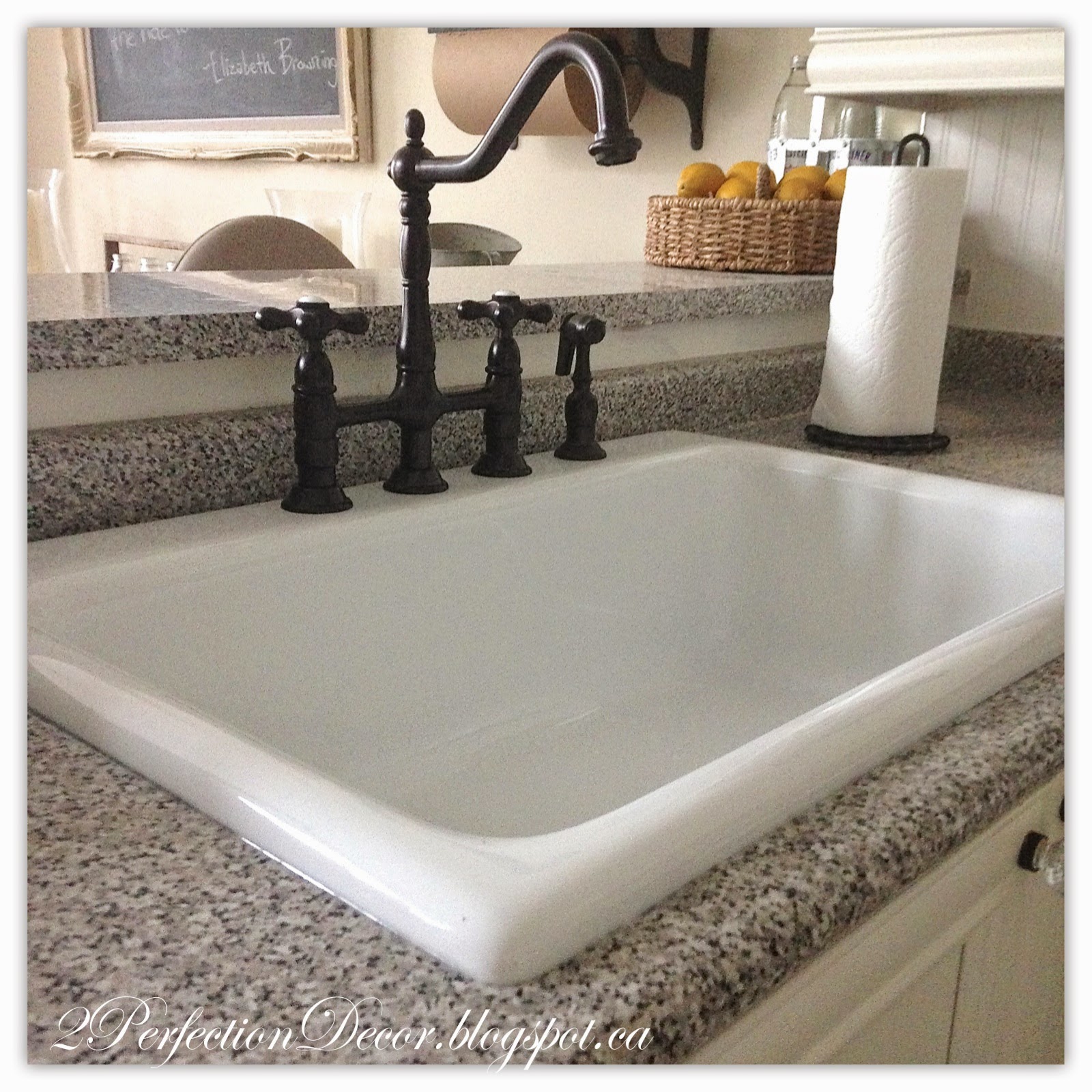 2Perfection Decor: New Farmhouse Kitchen Sink & Faucet