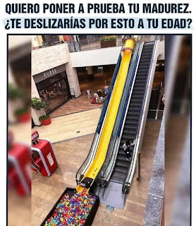 Tobogán en el shopping