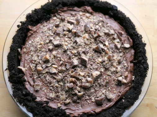 chocolate toffee pie 1