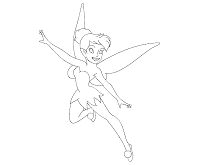 tinker bell wallpaper. Tinkerbell Coloring Pages